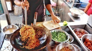 'Roadside Delicious Non Veg Meal | Schezwan Chicken Noodles Rice | Indian Street Food'