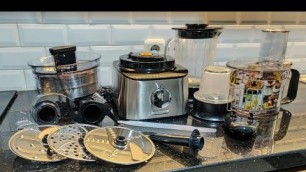 'UNBOXING, TESTING FOOD PROCESSOR ALL IN ONE KENWOOD FDM307SS MULTIPRO'