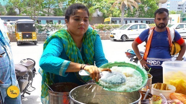 'Hyderabad Famous Satya Didi Unlimited Non Veg Thali Rs. 90/- Only l Indian Street Food'