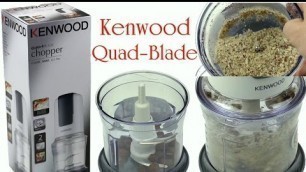 'Produkt Test KENWOOD QUAD BLADE Zerkleinerer CH580 | 0,5l | 500 Watt | Unboxing'