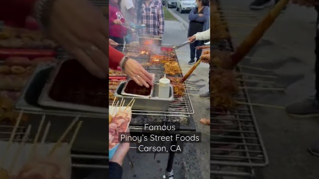 '#shorts Filipino Street Foods in Carson, CA.Isaw | Betamax | Adidas | etc  | Grill your Own style'