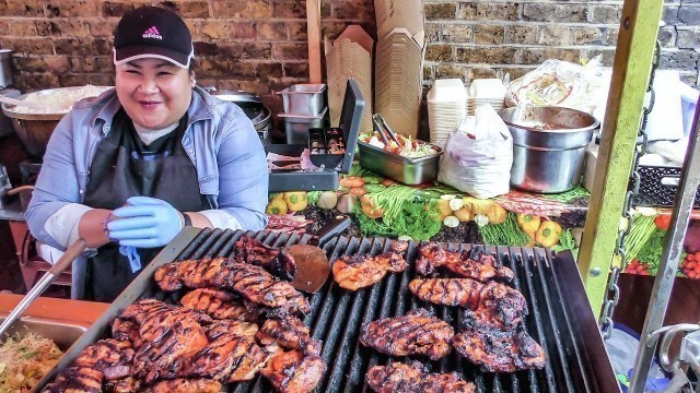 'Street food from the Philippines. Roasted Chicken, Noodles and More. London'