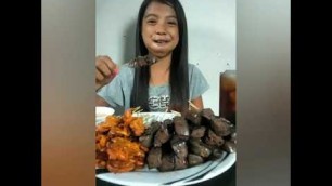 'Filipino Street Food Betamax and Isaw | ASMR MUKBANG'