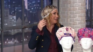 'Dry Divas Set of 2 Bouffant-Style Designer Shower Caps on QVC'