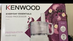 'Kenwood food processor (Model: FDP03) UNBOXING !!!'