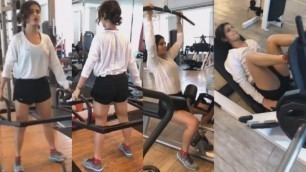 'Fatima Sana Shaikh Gym Hot Workout | Aamir Khan Dangal Girl'