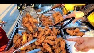 'Crispy Fried Chicken | Filipino Street Food | Manila, Philippines'