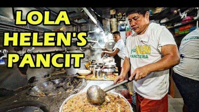 'Filipino Street Food 2022! Marikina\'s Best Panciteria?! PANSIT CON LECHON | Manila Philippines Food'