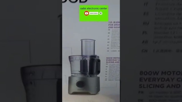 '#sabirelectroniccenter kenwood fdp 304 food processor original food processor new model review unbox'