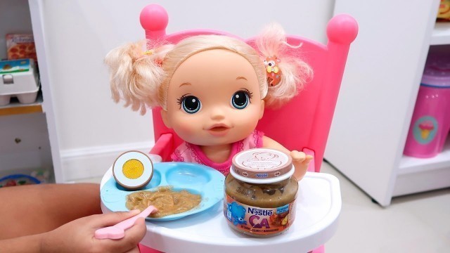 'BABYALIVE - Papinha de Mentirinha - DOLL FOOD com BIA LOBO'