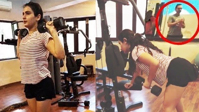 'Thugs Of Hindostan | Aamir Khan Gives FITNESS Training To Fatima Sana Shaikh'