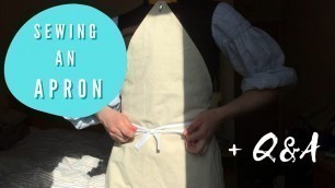 'How to Sew an 18th Century Men\'s Apron || Tutorial + Q&A'