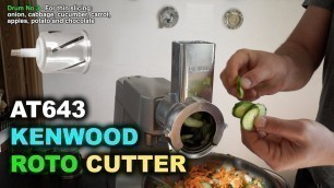 'Kenwood Roto Food Cutter AT643 How to Use attachment'