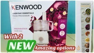 'KENWOOD Everyday Essentials Food Processor Opening & Review | Sam Cooks'
