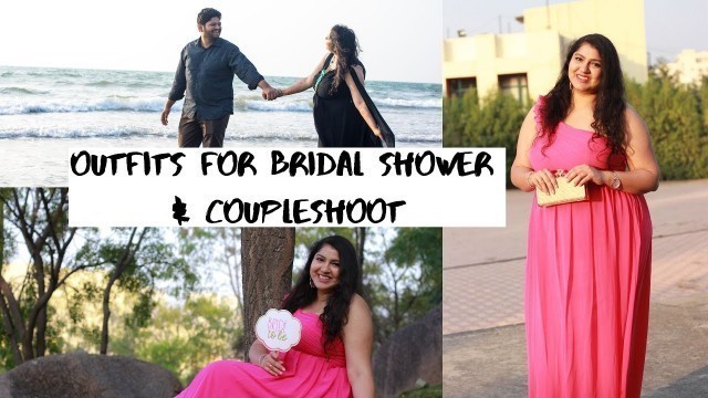 'Outfits for My Bridal Shower & Couple Shoot ft. Everypretty | Curvy Fashion Haul | Priyanka Boppana'