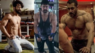 'Top Bollywood Celebs Gym Bodybuilding Workout Videos - Salman Khan, Aamir Khan, Shahid Kapoor'