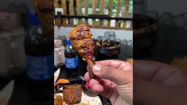 'Non-veg Food||Chicken Tandoori||Lollypop||Leg Piece||Subscribe For More Videos #food #reels #chicken'