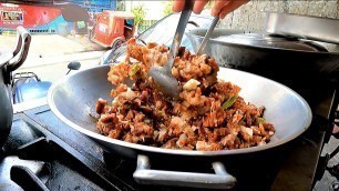 'Sizzling Sisig, Chicken and Porkchop with Fried Rice and Gravy | Filipino Food'