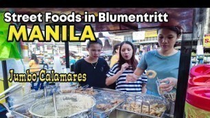 'FILIPINO STREET FOOD | Blumentritt St. | Santa Cruz MANILA | Philippines'