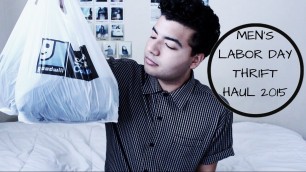 'Labor Day Thrift Try On Haul 2015 - Men\'s Fashion | Nathanael Martinez'