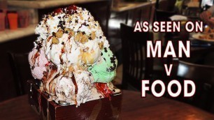 'Kitchen Sink Ice Cream Sundae Challenge @ San Francisco Creamery!!'