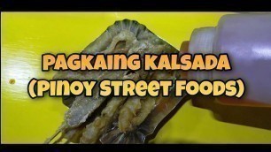 'Filipino Street Food / Fried Isaw/ chicken feet/ Dugo (Betamax)'