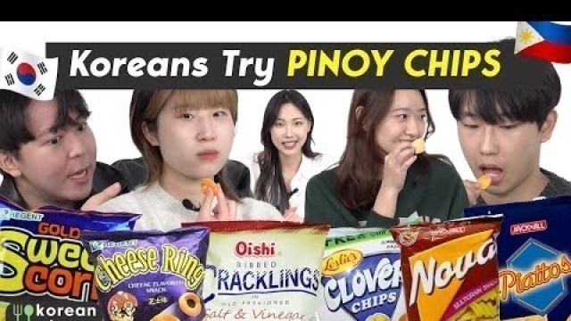 'Korean College Students Try PINOY SNACKS for the First Time 