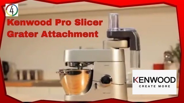 'Kenwood Pro Slicer Grater Attachment Demonstration (AT340)'