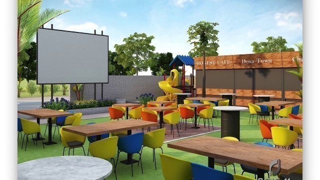 'Food Park 3D Visualization Showreel'