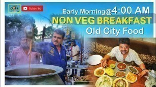 'Non Veg Breakfast @4Am| ft.5monkeys food | shiva kumar govindu | Street Food'