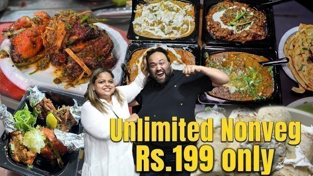 'Unlimited Nonveg Meal At Rs 199 | Sardar Ji Punjabi Restaurent'