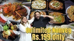 'Unlimited Nonveg Meal At Rs 199 | Sardar Ji Punjabi Restaurent'