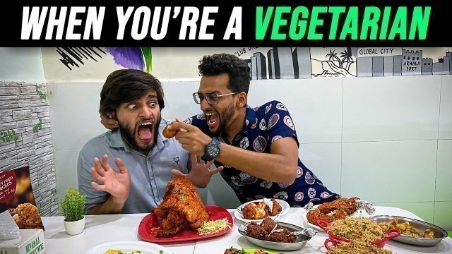 'When you’re a VEGETARIAN | Funcho'