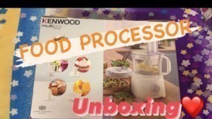 'UNBOXING! KENWOOD FOOD PROCESSOR FDP303WH | The OFW Way |'