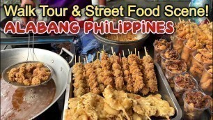 'ALABANG Philippines WALK TOUR & FILIPINO STREET FOOD SCENE 2022! Lively Afternoon in Alabang Manila'
