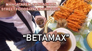 'PINOY STREET FOOD+PALENGKE TOUR-BETAMAX-ISAW-PARES-GUTOM SA BIYAHE-MANGATAREM, PANGASINAN-VLOG#13'