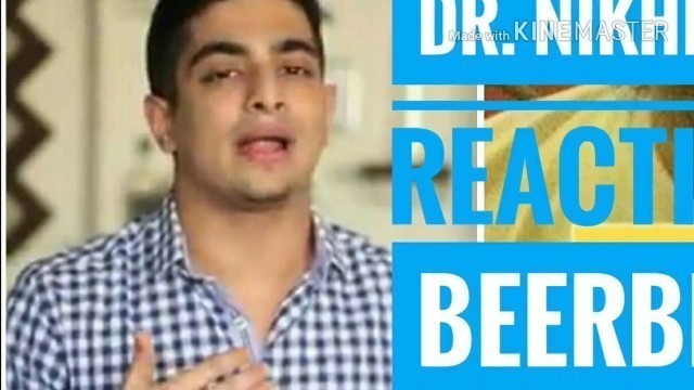 'Dr. NIKHIL TARI\'s REACTION TO BEERBICEPS AAMIR KHAN\'S TRANSFORMATION VIDEO'