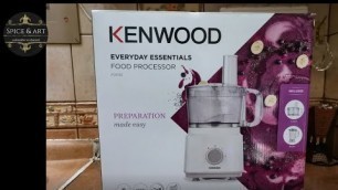 'Kenwood Food Processor Unboxing || SPICE & ART'
