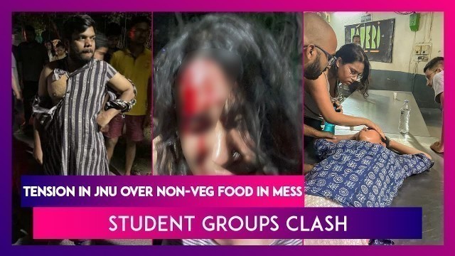 'Tension In JNU Over Non-Veg Food In Mess, Student Groups Clash'