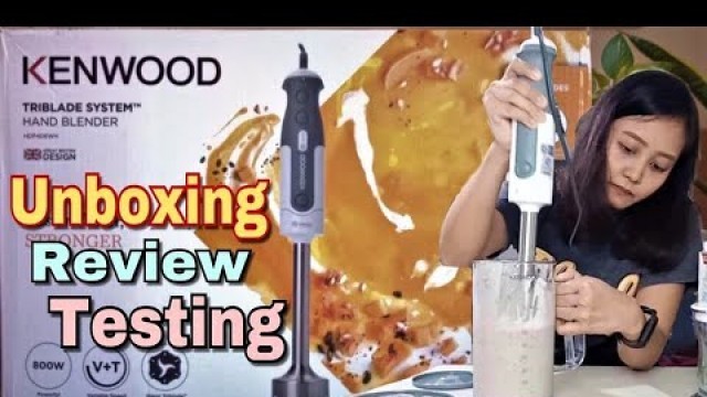 'Unboxing Review & Testing of Kenwood Tri-blade Hand Blender'