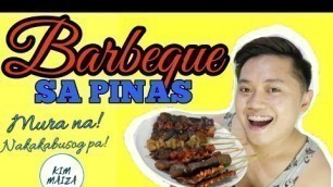 '[MUKBANG #4] STREET FOOD INIHAW MUKBANG | Isaw, laman ng baboy, betamax, bituka atbp'