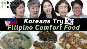 'Korean Grandparents Try Filipino Comfort Food for the First Time