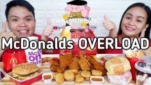 'Mcdonalds OVERLOAD Mukbang / Filipino Food Mukbang / Mukbang Philippines / Collab W/ @EAT WITH SHARA'