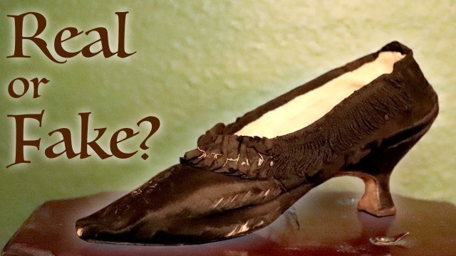 'Real 18th century Shoes? Historical Shoemaker Examines an Antique'