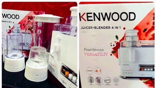 'KENWOOD juicer 4 in 1| KENWOOD juicer blender how to use | Review'