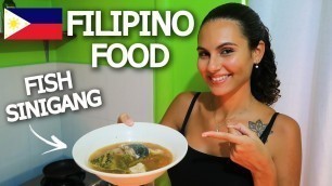 'FOREIGNERS COOK FISH SINIGANG! 