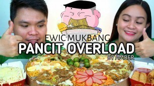 'PANCIT OVERLOAD Mukbang By @Amber / Filipino Food Mukbang /Mukbang Philippines Collab @CHIEbugan Na'