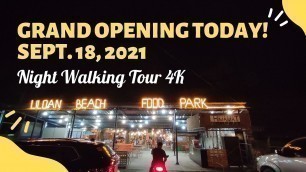 '[4K] Northern Point | LILOAN BEACH FOOD PARK | Night Walking Tour | Best of Cebu in 2021'