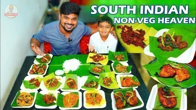 'NON-VEG HEAVEN IN SR NAGAR | Ft.5monkeys Food | Street Food'