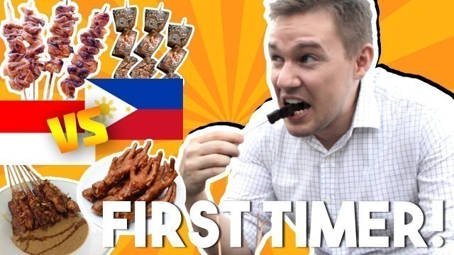 'STREET FOOD BATTLE: Philippines vs Indonesia (Part 1)'